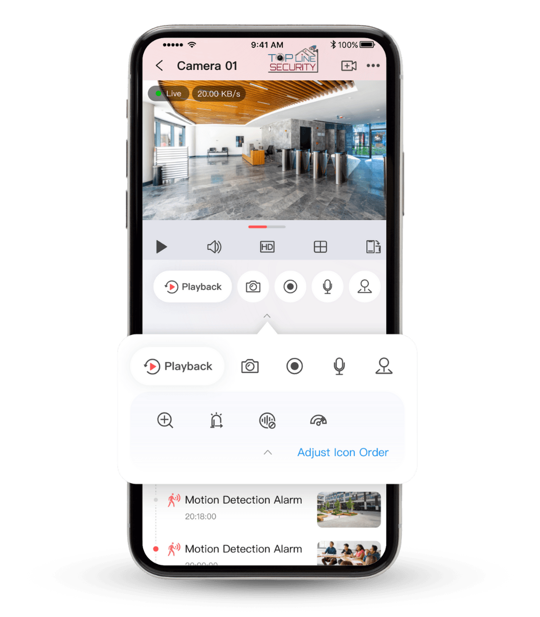 Indoor and outdoor CCTV